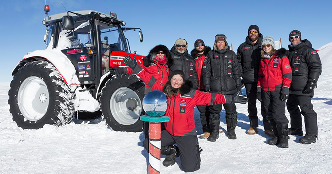 Si lo puedes soñar, lo puedes alcanzar. Massey Ferguson llega al Polo Sur